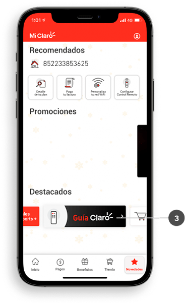 Guia Claro en App mi Claro 